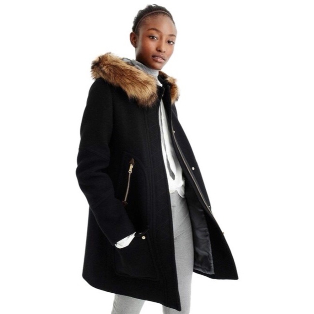 J.Crew Château Parka in Italian Stadium Cloth Wool